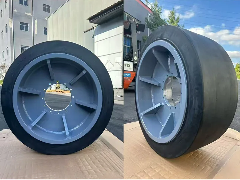 40x16x30 Гуми, използвани на моста за качване на пътници